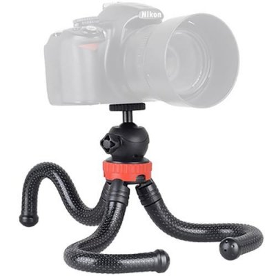 QUMOX  Tr&eacute;pied Phone,Tr&eacute;pied Flexible support 360&deg; Rotation tr&eacute;pied de Smartphone d'Octopus pour Gopr