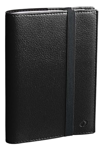 QUO VADIS  Agenda Time&life Xlarge R&eacute;pertoire Fr Noir Avec Elastique
