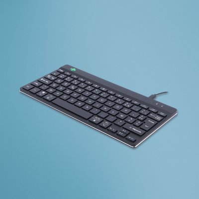 R GO TOOLS R-Go Compact Break - Clavier - USB, USB-C - AZERTY - Fran&ccedil;ais - noir