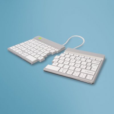 R GO TOOLS R-Go Split Break Wireless Keyboard (Blanc)