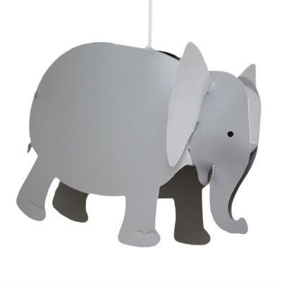 R&M COUDERT R&M Coudert Lampe Suspension Chambre Enfant Elephant Gris