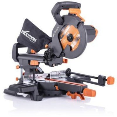 EVOLUTION R210SMS+ : Scie &agrave; Onglet Coulissante Multi-Mat&eacute;riaux 210mm - 