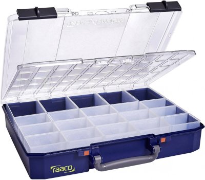 RAACO  - Malette de rangement avec compartiments 15 rangements
