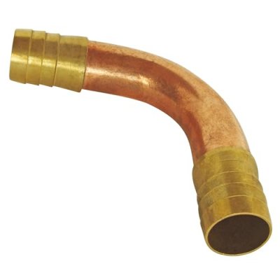 SOMATHERM FOR YOU Raccord cannel&eacute; Coude &eacute;gal - Pour tuyau d'arrosage &Oslash;15 ou 16mm