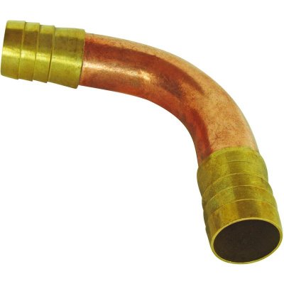 AYOR Raccord cannel&eacute; Coude &eacute;gal - Pour tuyau d'arrosage &Oslash;19 ou 20mm