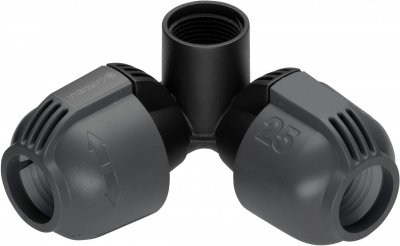 GARDENA Raccord D'angle D'arrosage Enterr&eacute; 25 Mm Femelle 3/4 
