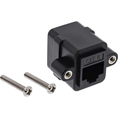 INLINE Raccord de c&acirc;ble de raccordement &reg; utp 2x rj45 femelle pour l'installation