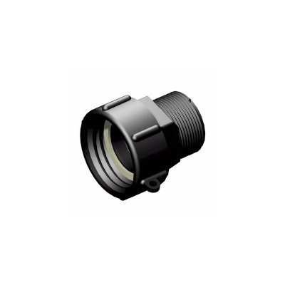 CPP Raccord femelle 2 S60x6 - male 1-1/2"" filetage gaz - 1'' 1/2 BSP