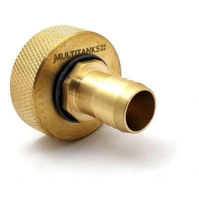 MULTITANKS Raccord femelle S60x6 - embout cannel&eacute; 25mm en laiton - 25mm