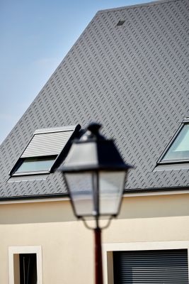 VELUX Raccord fen&ecirc;tre de toit simple sur ardoises  EDN MK06 gris