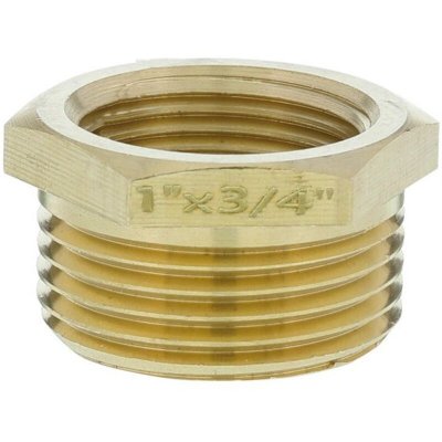 Raccord filet&eacute; r&eacute;ducteur&nbsp; 7271-20 laiton 33,25 mm (1"") (filet ext.), 24,2 mm (3/4"") (filet int.)