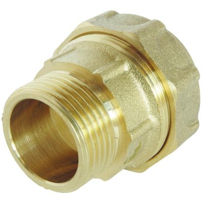 SOMATHERM FOR YOU Raccord laiton droit Serrage Ext&eacute;rieur pour tube PE &Oslash;32 mm - M&acirc;le 1