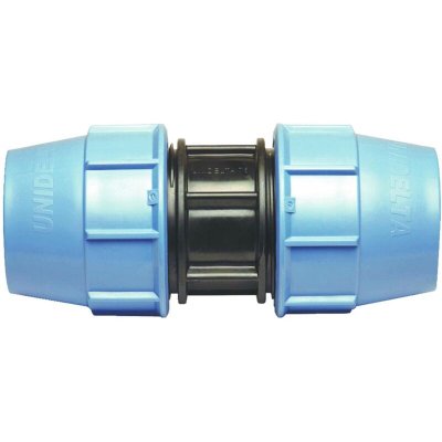 BLANC HABITAT Raccord plastique manchon &eacute;gal pour tube PE &Oslash;40 mm