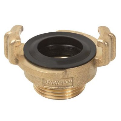 RIBIMEX Raccord pompier laiton filet&eacute; m&acirc;le 1""1/2