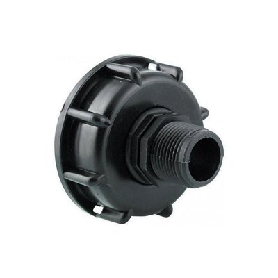INTERPLAST Raccord Pvc S60x6 taraud&eacute; 3/4 (20/27) pour cube ibc 1000 litres