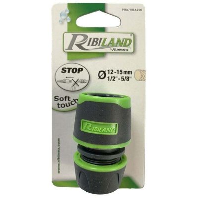 RIBILAND Raccord rapide bi-mati&egrave;re acquastop tuyau 12-15mm