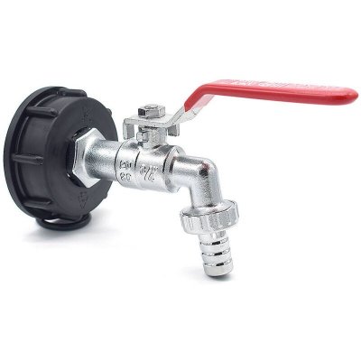 MULTITANKS Raccord robinet en laiton chrom&eacute; sortie 3/4'' 90 degr&eacute;s - 3/4'' BSP
