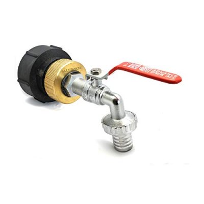 MULTITANKS Raccord S75x6 - robinet laiton sortie 1'' 1/4 - 25 mm pour ibc grv - 1'' 1/4 bsp