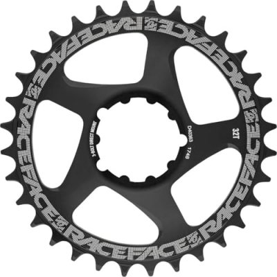 RACE FACE  RNWDM26BLKSM3BOLT Plateau pour p&eacute;dalier Mixte Adulte, Noir