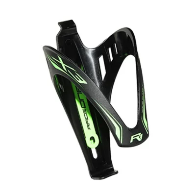 RACE ONE RaceOne X3Green Rubberized Porte-Gourde pour v&eacute;lo, Vert