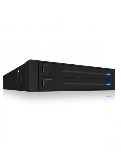 RAIDSONIC Rack 3,5'' pour 2x Disque Dur 2,5'' - SATA/SATA - IB-2226StS - Noir