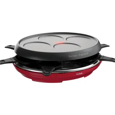 TEFAL Raclette/cr&ecirc;pi&egrave;re  RE310512 2 en 1