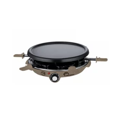 LITTLE BALANCE Raclette Grill Cr&ecirc;pi&egrave;re  8951 3 en 1 1200 W 6 personnes
