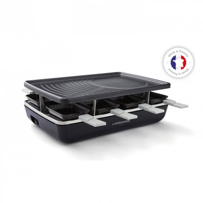 LAGRANGE Raclette Multifonction 179301 Raclette Element Gril Noir 