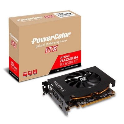 POWERCOLOR Radeon rx 6500 xt axrx 6500xt 4gbd6-dh 4 go gddr6 pci express