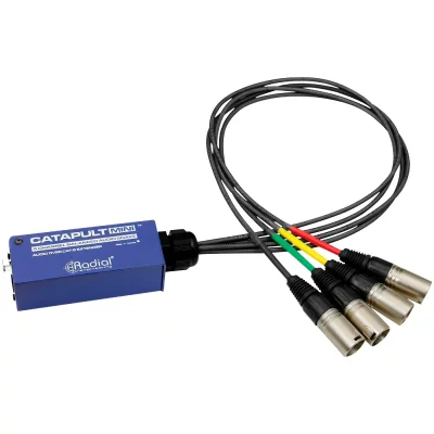 RADIAL  Catapult Mini RX convertisseur audio analogique vers Cat 5