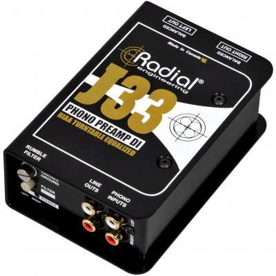 RADIAL  J33 - DI active pr&eacute;ampli phono