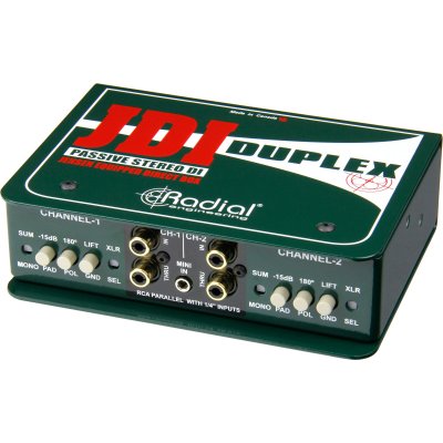RADIAL  JDI-DUPLEX - DI passive 2 canaux