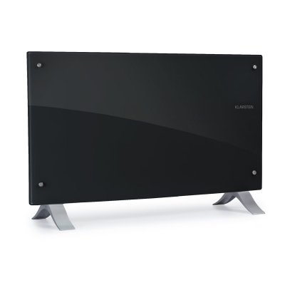 KLARSTEIN Radiateur &agrave; convection - Bornholm Curved Ambient - Convecteur - 2000W - T&eacute;l&eacute;commande - Noir
