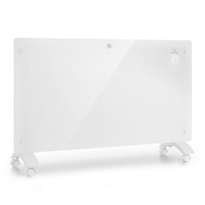 KLARSTEIN Radiateur &agrave; convection Connect&eacute; Bansin Crystal Smart - 2500W - IP24 - Blanc 