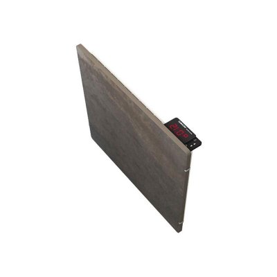 VALDEROMA Radiateur carr&eacute; &agrave; inertie Tactilo 800W terre lunaire