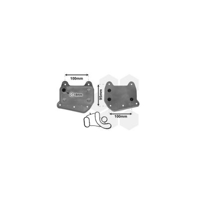 VAN WEZEL Radiateur d'huile moteur  30003376