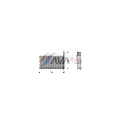 AVA QUALITY COOLING Radiateur de chauffage AVA Deutschland GmbH FD6154