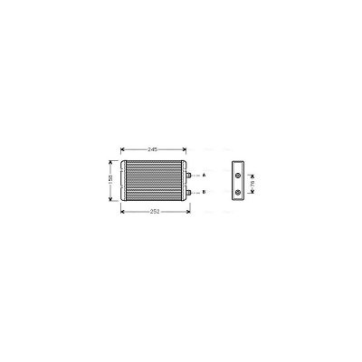 AVA QUALITY COOLING Radiateur de chauffage  FTA6220 (X1)