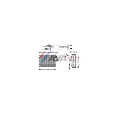 AVA QUALITY COOLING Radiateur de chauffage  FTA6304