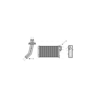 AVA QUALITY COOLING Radiateur de chauffage  RT6170 (X1)
