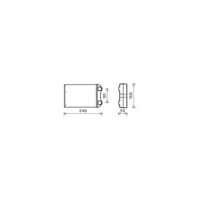 INTERNATIONAL RADIATORS Radiateur de chauffage VAN WEZEL 06006426 (X1)