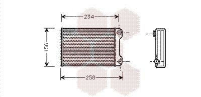 INTERNATIONAL RADIATORS PLUS Radiateur de chauffage VAN WEZEL 17006242