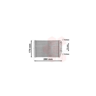 INTERNATIONAL RADIATORS Radiateur de chauffage VAN WEZEL 17006410 (X1)
