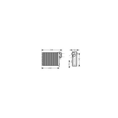 INTERNATIONAL RADIATORS PLUS Radiateur de chauffage VAN WEZEL 43006398 (X1)