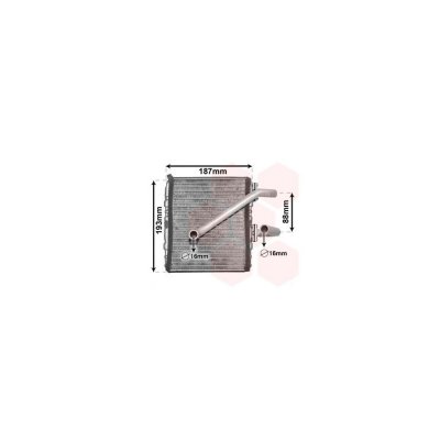 INTERNATIONAL RADIATORS Radiateur de chauffage VAN WEZEL 51006107 (X1)