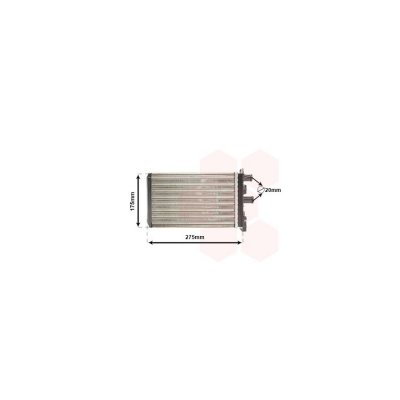 INTERNATIONAL RADIATORS Radiateur de chauffage VAN WEZEL 58006239 (X1)