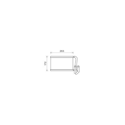 INTERNATIONAL RADIATORS Radiateur de chauffage VAN WEZEL 83006169 (X1)