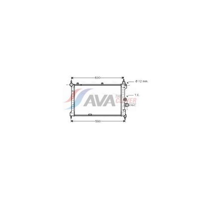AVA DEUTSCHLAND GMBH Radiateur de moteur AVA QUALITY COOLING OL2127