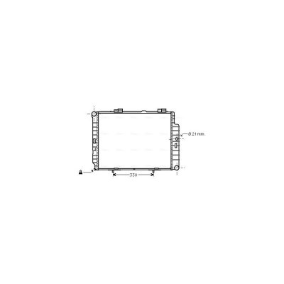 AVA DEUTSCHLAND GMBH Radiateur de refroidissement AVA QUALITY COOLING MSA2287 (X1)