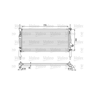VALEO Radiateur de refroidissement  701731 (X1)